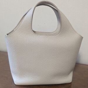 Cuyana Mini System Tote in White Ecru